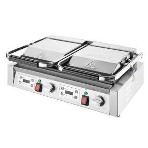 Grill Panini Dubbel - Gladde en Geribbelde Platen - Buffalo