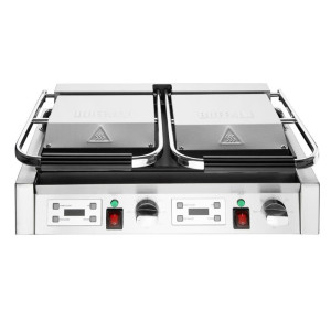 Grill Panini Dubbel - Gladde en Geribbelde Platen - Buffalo