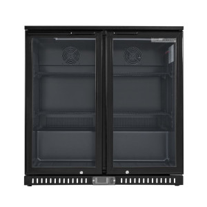 Koelachterbar - 2 Glazen Deuren - 209 L - Dynasteel