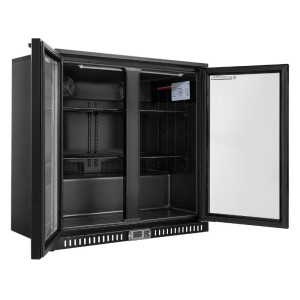 Koelachterbar - 2 Glazen Deuren - 209 L - Dynasteel
