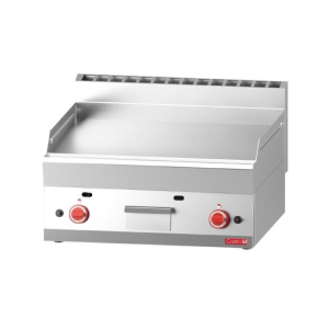 Gasplancha 650 met gladde chromen plaat - Gastro M - Fourniresto