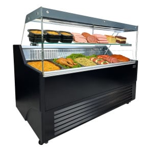 Koelvitrine Wesley 1.5 Zwart 130 L - CombiSteel