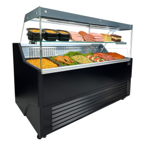 Kühlvitrine Wesley 1.5 Schwarz 130 L - CombiSteel