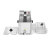 Professionelle Fritteuse 8 L mit Ablass - Dynasteel