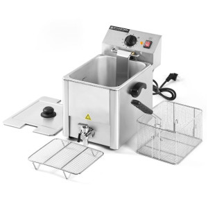 Professionele Friteuse 8 L met Aftap - Dynasteel