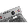 Professionelle Fritteuse 2 x 8 L mit Ablass - Dynasteel