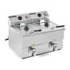 Professionele Friteuse Premium 2 x 8 L met Aftap - Dynasteel