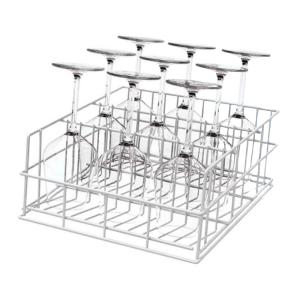 Inclined Basket - Wine Glasses - 3 Compartments - 40 x 40 - Krupps