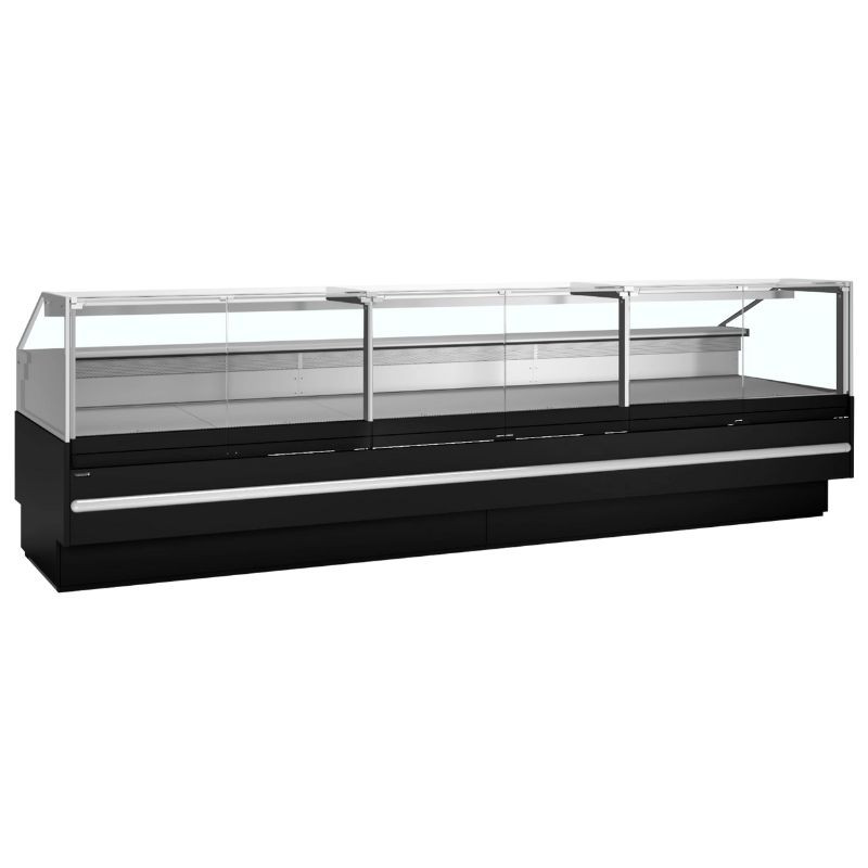 Koelkast van Supermarkt Zwart - 947 L - TEFCOLD Koelkast van Supermarkt Zwart - 947 L - TEFCOLD
