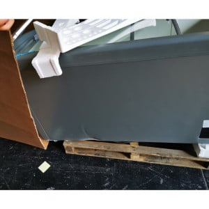 Diepvriezer Roestvrij Staal Uiterlijk met Schuifdeuren van Glas - 500 L - TENSAI