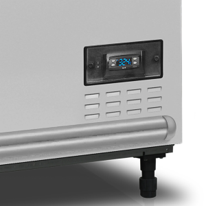 Réfrigérateur Vriezer Gebogen Glazen Deksel - Wit - 584 L - TEFCOLD