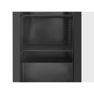 Refrigerated Back Bar 212 L 2 Sliding Doors Black