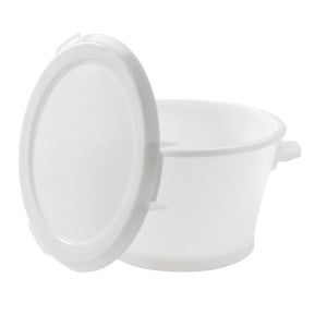 Baquet Rond Fond Renforce 50L Blanc - Gilac