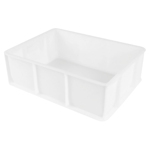 Halber Teigbehälter - 400 x 300 x 130 mm - 12 L - Weiß