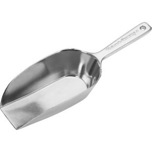 Aluminum Flour Scoop - 250 mm - 0.3 L - Matfer