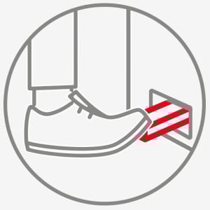 Ondersteuning voor Vuilniszak met Witte Deksel - 120 L - Gilac