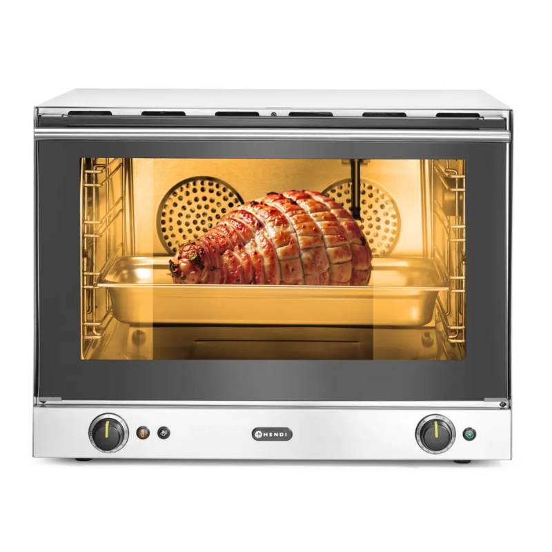 Convectieoven met Bevochtiger H100S - 3500 W - 4 Niveaus GN 1/1 - HENDI Convectieoven met Bevochtiger H100S - 3500 W - 4 Niveaus GN 1/1 - HENDI
