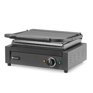 Contactgrill - Geribbelde platen - 340 x 235 mm - HENDI