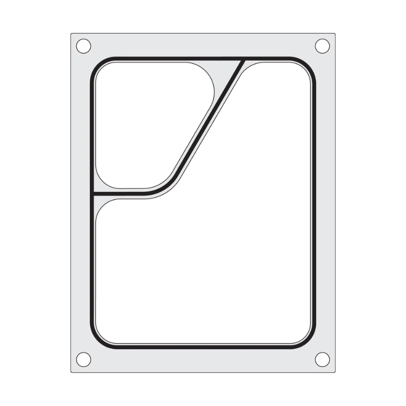 Colt Verzegelingsmatrijs voor Handmatige Verzegelaar - 2 Compartimenten - HENDI