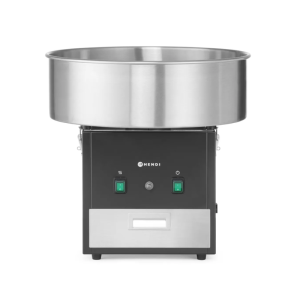 Zuckerwattemaschine aus Edelstahl - Schwarz - HENDI