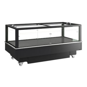 Kühlschrank Gefrierschrank Glastür Schwarz - 427 L - TEFCOLD