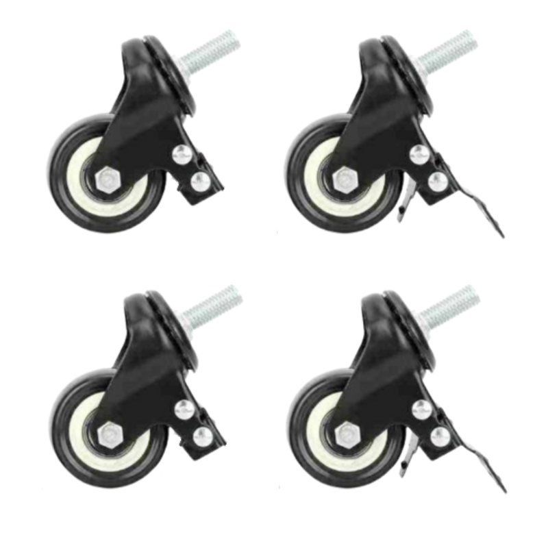 Räder für Edelstahltische und Spülen - Satz von 4 - Dynasteel