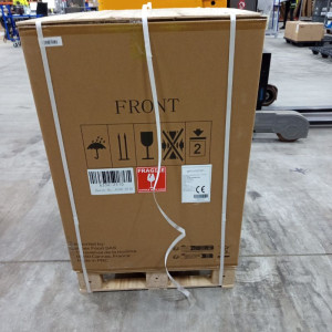 Koelkastkast 200 Liter - Positief Zwart - Dynasteel