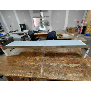 Roestvrijstalen Wandplank 1400x300mm Dynasteel - Professionele kwaliteit