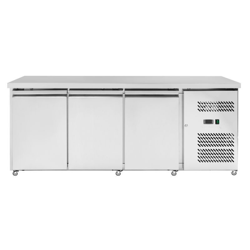 Positive Refrigerated Table Depth 600 - 3 Doors - Dynasteel