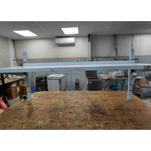 Stainless Steel Wall Shelf - L 1500 x D 300 mm - Dynasteel