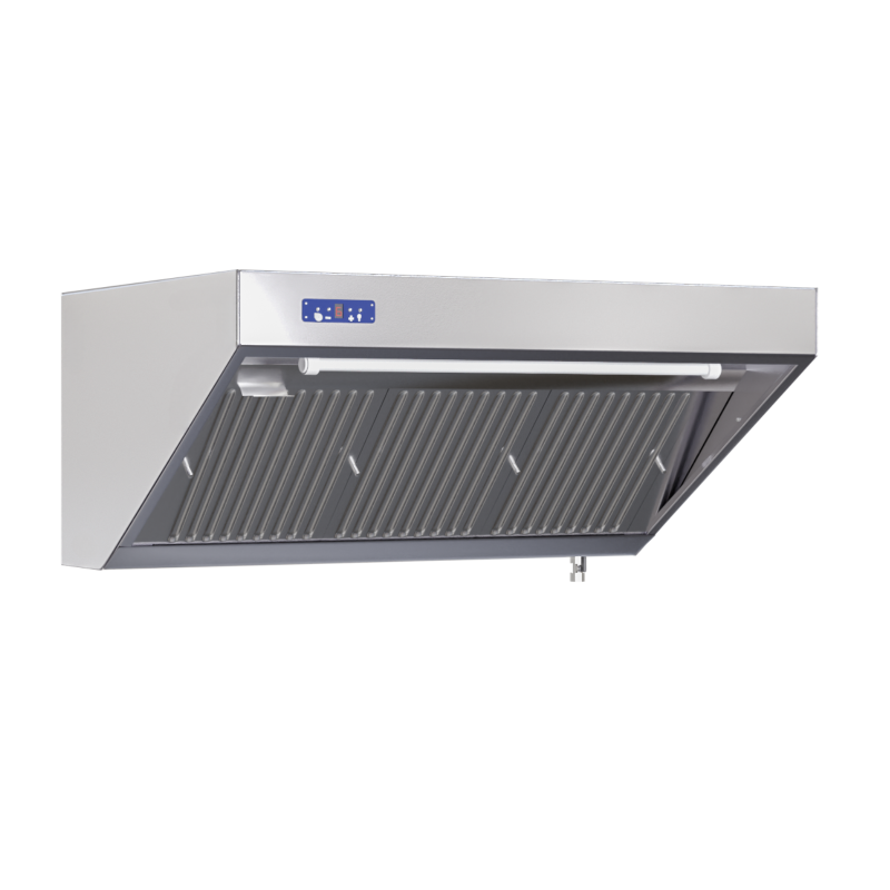 Volledige Snack Afzuigkap 900 - Lengte 1600 - Motor, Led en Variator - Dynasteel