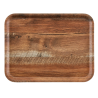Plateau Rectangulaire Madeira - Chêne Brun - 280 x 200 mm - Cambro