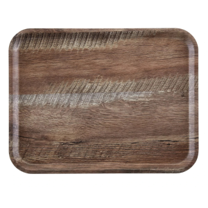 Rechthoekige Plateau Madeira - Donker Eiken - 280 x 200 mm - Cambro