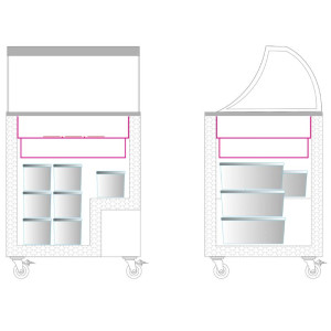 Gefrierschrank für Speiseeis - 191 L - TEFCOLD