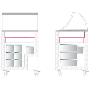 IJsvriezer - 296 L - TEFCOLD