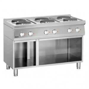 Six-plate stove with base Series 700