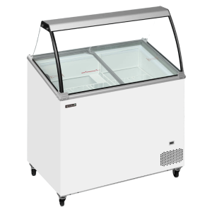 Vitrine voor Statische IJscrème - 7 x 5 L - TEFCOLD
