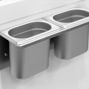 Vitrine voor Statische IJscrème - 7 x 5 L - TEFCOLD
