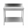 Tafel Inox Dynasteel: Diepte 700 mm, Lengte 800 mm