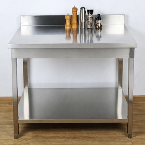 Tafel Inox Dynasteel: Diepte 700 mm, Lengte 800 mm