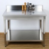 Table Inox Dynasteel : Profondeur 700 mm, Longueur 800 mm