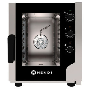 Vier Gemengd met Stoom Convectie Snack - 5 x GN 2/3 - HENDI