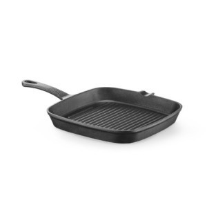 Gietijzeren Vierkante Grillpan - 230 x 230 mm - HENDI