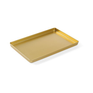 Präsentationsplatte für Süßigkeiten Gold - 300 x 200 mm - HENDI