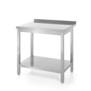 Wandtafel Profi Line met Plank - L 800 x D 600 mm - HENDI