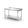 Wandtisch Profi Line mit Regal - L 1400 x T 600 mm - HENDI