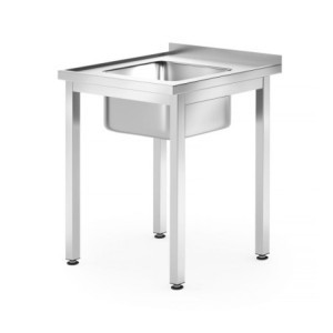 Plonge 1 Bak Centrale Profi Line - P 600 x L 600 mm - HENDI