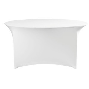 Hoes voor Ronde Tafel - Wit - ø 1800 mm - HENDI