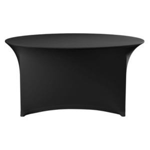 Abdeckung für runden Tisch - Schwarz - ø 1800 mm - HENDI
