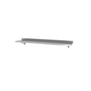Wandplank met 2 Steunen - L 1400 x 300 mm - HENDI